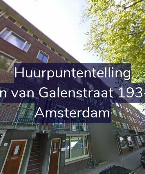 Foto gevel Huurpuntentelling voor Jan van Galenstraat 193-2, Amsterdam