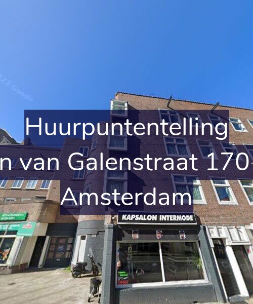 Foto gevel Huurpuntentelling voor Jan van Galenstraat 170-3, Amsterdam