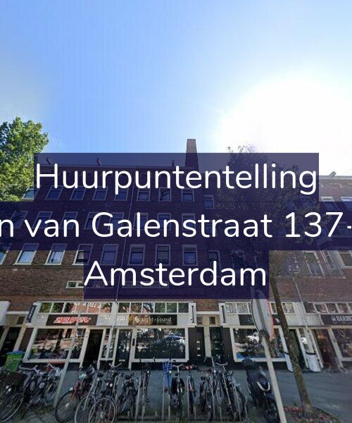 Foto gevel Huurpuntentelling voor Jan van Galenstraat 137-H, Amsterdam