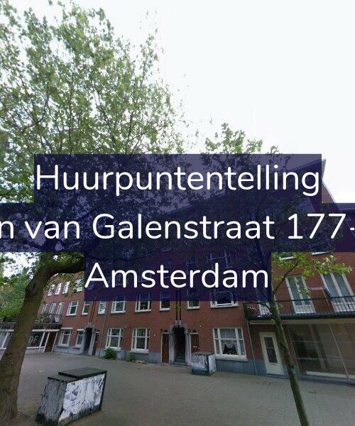 Foto gevel Huurpuntentelling voor Jan van Galenstraat 177-H, Amsterdam