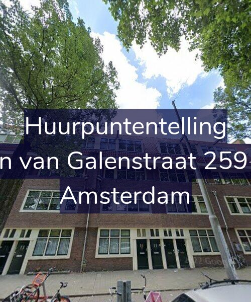 Foto gevel Huurpuntentelling voor Jan van Galenstraat 259-1, Amsterdam