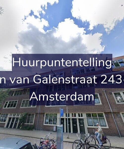 Foto gevel Huurpuntentelling voor Jan van Galenstraat 243-1, Amsterdam