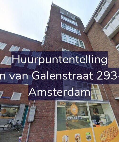 Foto gevel Huurpuntentelling voor Jan van Galenstraat 293-1, Amsterdam
