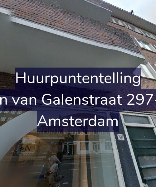 Foto gevel Huurpuntentelling voor Jan van Galenstraat 297-2, Amsterdam