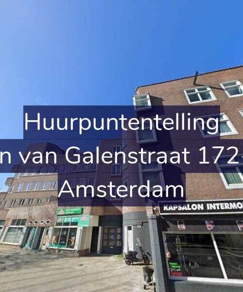 Foto gevel Huurpuntentelling voor Jan van Galenstraat 172-1, Amsterdam