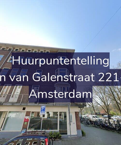 Foto gevel Huurpuntentelling voor Jan van Galenstraat 221-3, Amsterdam