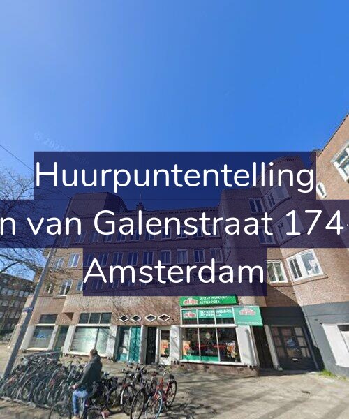 Foto gevel Huurpuntentelling voor Jan van Galenstraat 174-1, Amsterdam