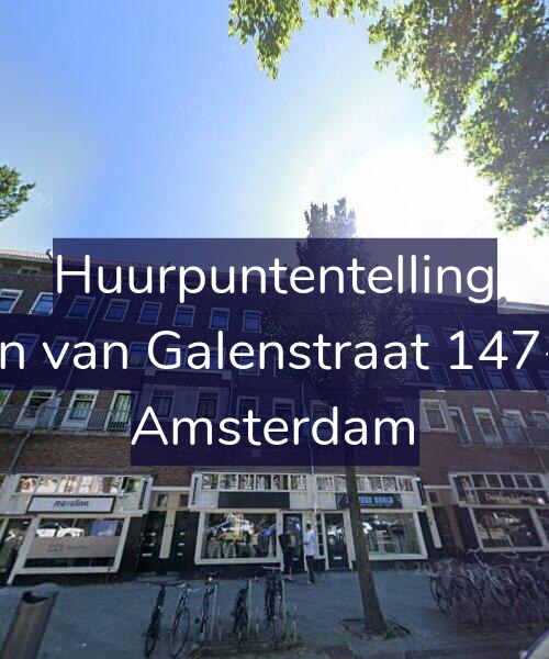 Foto gevel Huurpuntentelling voor Jan van Galenstraat 147-3, Amsterdam