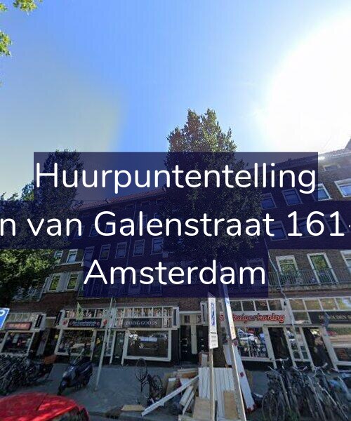 Foto gevel Huurpuntentelling voor Jan van Galenstraat 161-1, Amsterdam