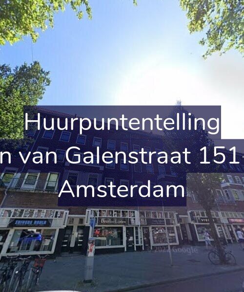 Foto gevel Huurpuntentelling voor Jan van Galenstraat 151-3, Amsterdam