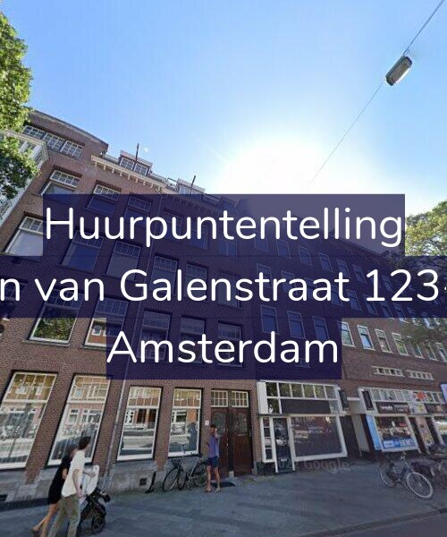 Foto gevel Huurpuntentelling voor Jan van Galenstraat 123-3, Amsterdam