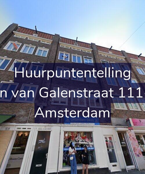 Foto gevel Huurpuntentelling voor Jan van Galenstraat 111-F, Amsterdam