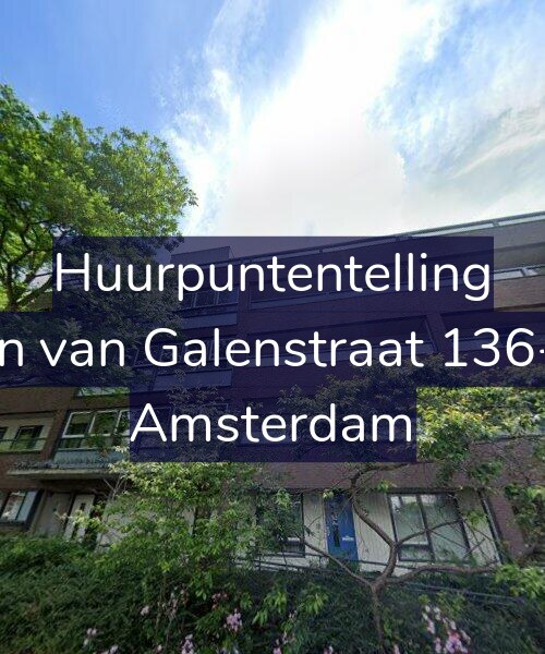 Foto gevel Huurpuntentelling voor Jan van Galenstraat 136-C, Amsterdam