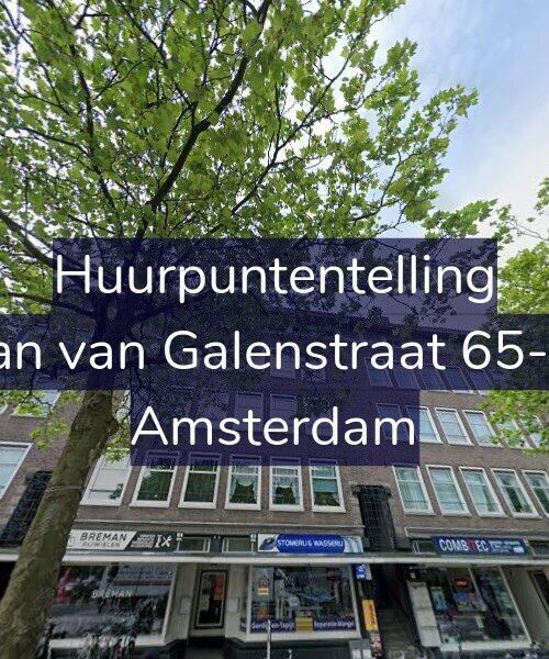 Foto gevel Huurpuntentelling voor Jan van Galenstraat 65-3, Amsterdam