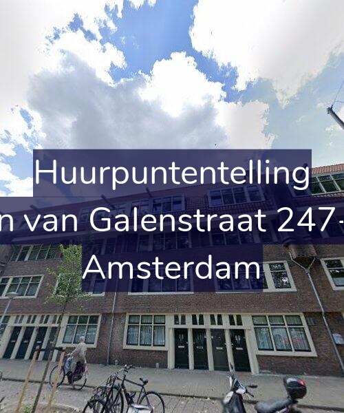 Foto gevel Huurpuntentelling voor Jan van Galenstraat 247-H, Amsterdam