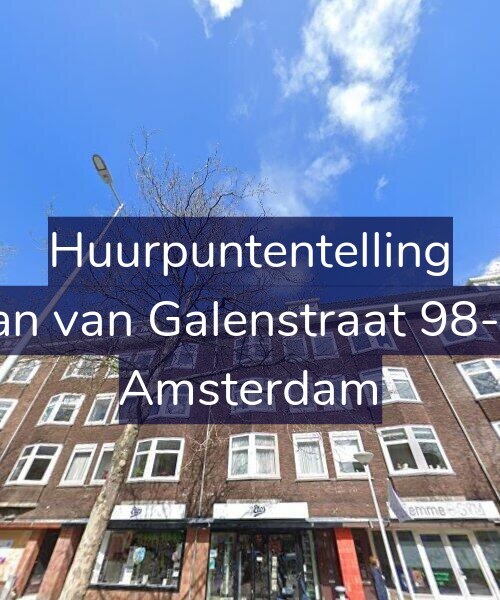 Foto gevel Huurpuntentelling voor Jan van Galenstraat 98-2, Amsterdam