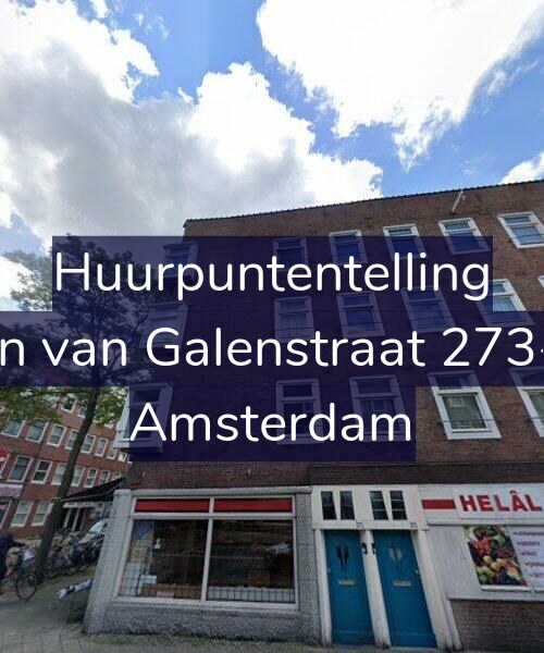 Foto gevel Huurpuntentelling voor Jan van Galenstraat 273-3, Amsterdam