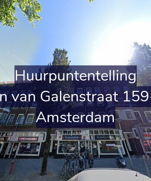 Foto gevel Huurpuntentelling voor Jan van Galenstraat 159-2, Amsterdam