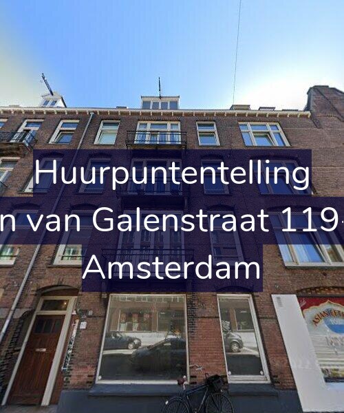 Foto gevel Huurpuntentelling voor Jan van Galenstraat 119-2, Amsterdam