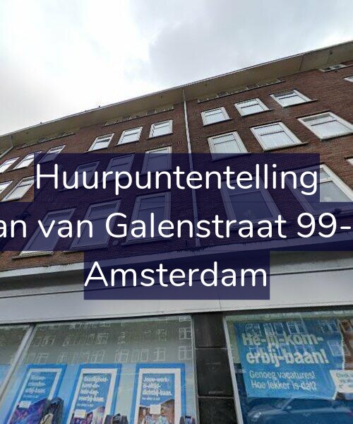 Foto gevel Huurpuntentelling voor Jan van Galenstraat 99-2, Amsterdam