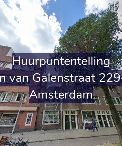 Foto gevel Huurpuntentelling voor Jan van Galenstraat 229-2, Amsterdam