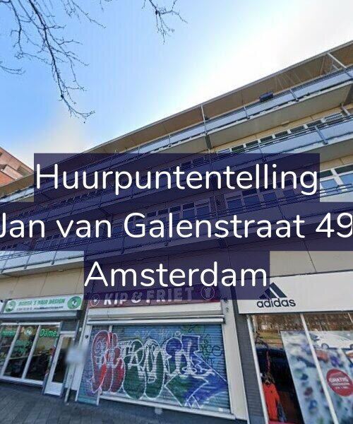 Foto gevel Huurpuntentelling voor Jan van Galenstraat 49, Amsterdam