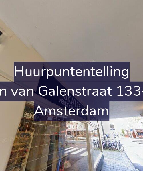 Foto gevel Huurpuntentelling voor Jan van Galenstraat 133-1, Amsterdam