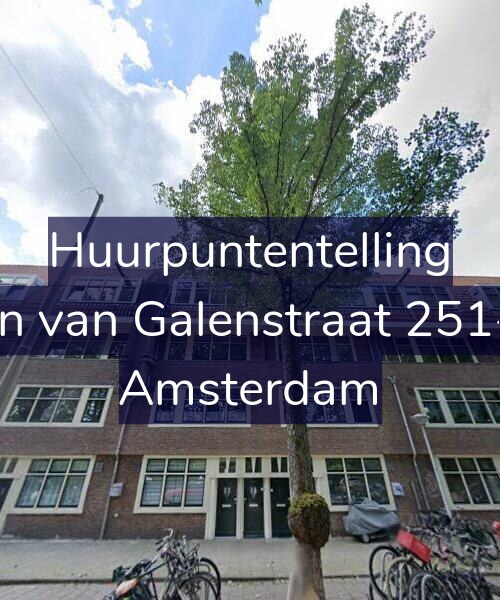 Foto gevel Huurpuntentelling voor Jan van Galenstraat 251-3, Amsterdam