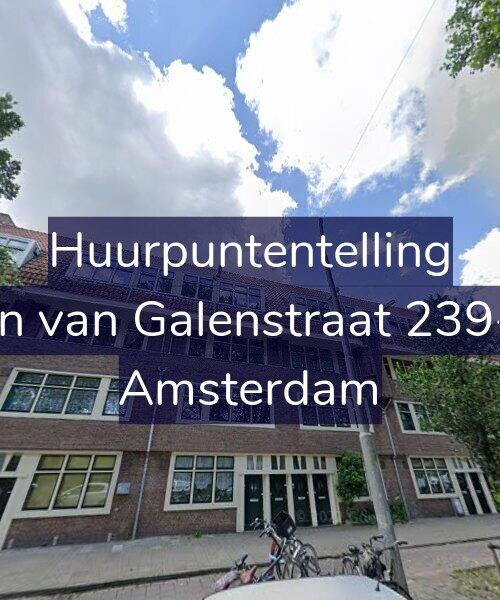 Foto gevel Huurpuntentelling voor Jan van Galenstraat 239-1, Amsterdam