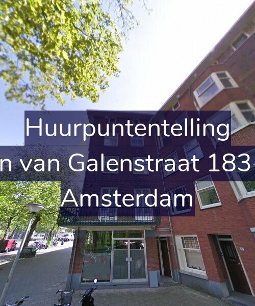 Foto gevel Huurpuntentelling voor Jan van Galenstraat 183-3, Amsterdam