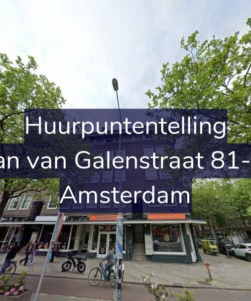 Foto gevel Huurpuntentelling voor Jan van Galenstraat 81-1, Amsterdam