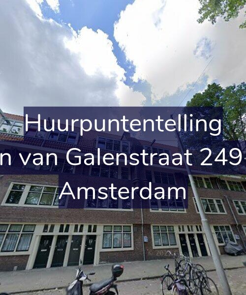Foto gevel Huurpuntentelling voor Jan van Galenstraat 249-1, Amsterdam