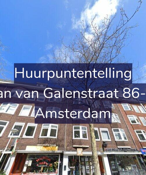 Foto gevel Huurpuntentelling voor Jan van Galenstraat 86-2, Amsterdam