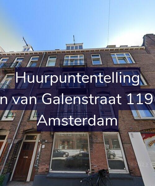 Foto gevel Huurpuntentelling voor Jan van Galenstraat 119-F, Amsterdam