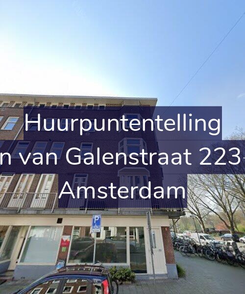 Foto gevel Huurpuntentelling voor Jan van Galenstraat 223-1, Amsterdam