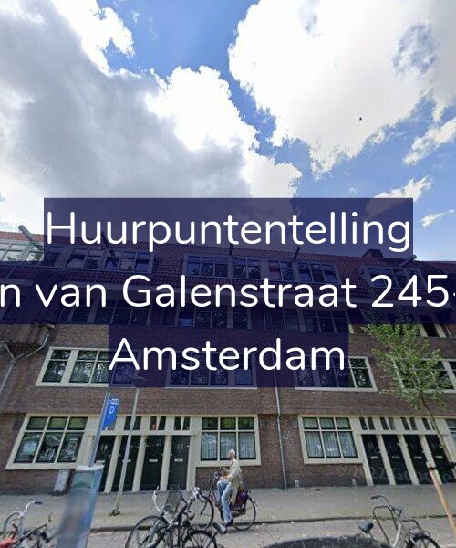 Foto gevel Huurpuntentelling voor Jan van Galenstraat 245-1, Amsterdam