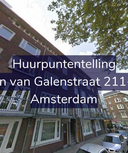 Foto gevel Huurpuntentelling voor Jan van Galenstraat 211-2, Amsterdam