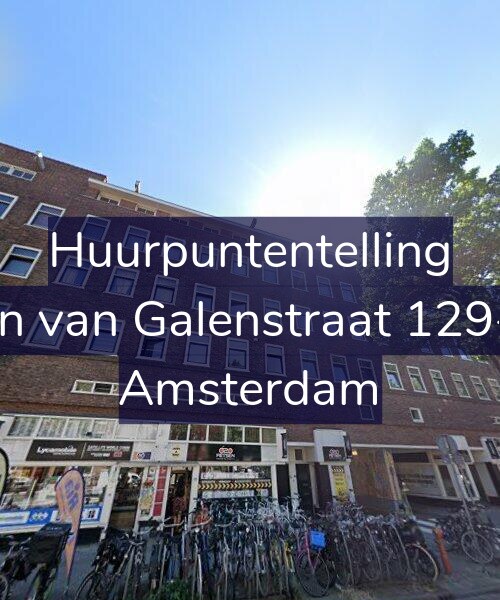 Foto gevel Huurpuntentelling voor Jan van Galenstraat 129-1, Amsterdam