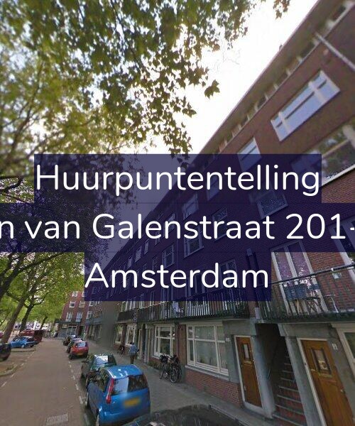 Foto gevel Huurpuntentelling voor Jan van Galenstraat 201-H, Amsterdam
