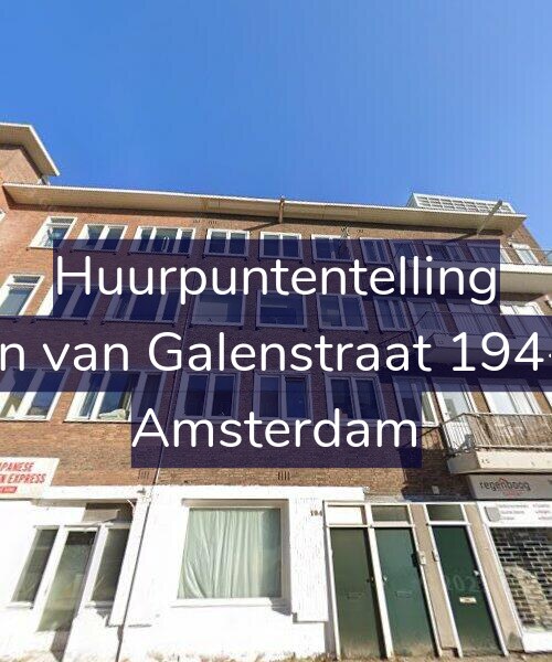 Foto gevel Huurpuntentelling voor Jan van Galenstraat 194-3, Amsterdam