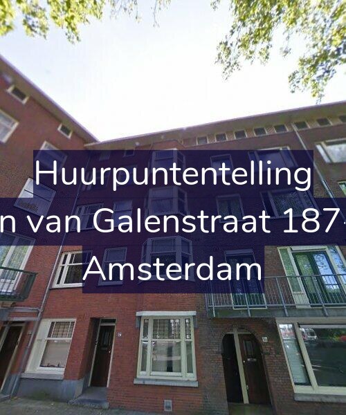 Foto gevel Huurpuntentelling voor Jan van Galenstraat 187-2, Amsterdam