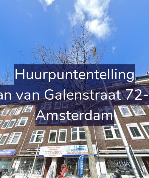 Foto gevel Huurpuntentelling voor Jan van Galenstraat 72-2, Amsterdam