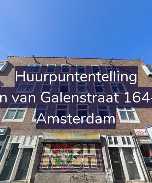 Foto gevel Huurpuntentelling voor Jan van Galenstraat 164-2, Amsterdam