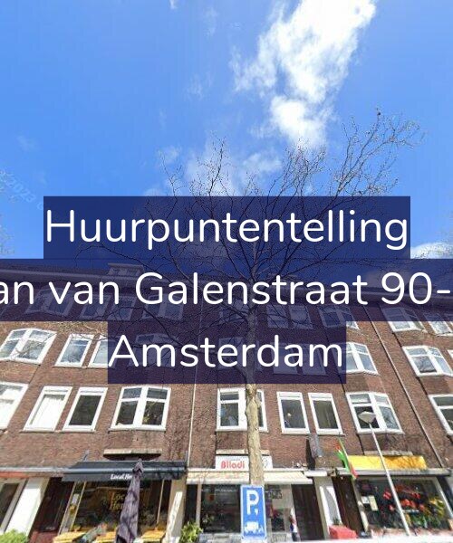 Foto gevel Huurpuntentelling voor Jan van Galenstraat 90-3, Amsterdam
