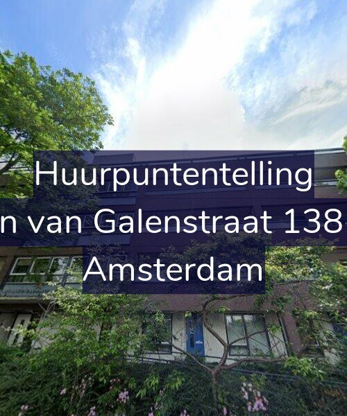 Foto gevel Huurpuntentelling voor Jan van Galenstraat 138-E, Amsterdam