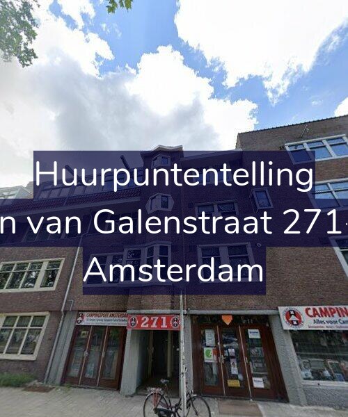 Foto gevel Huurpuntentelling voor Jan van Galenstraat 271-3, Amsterdam