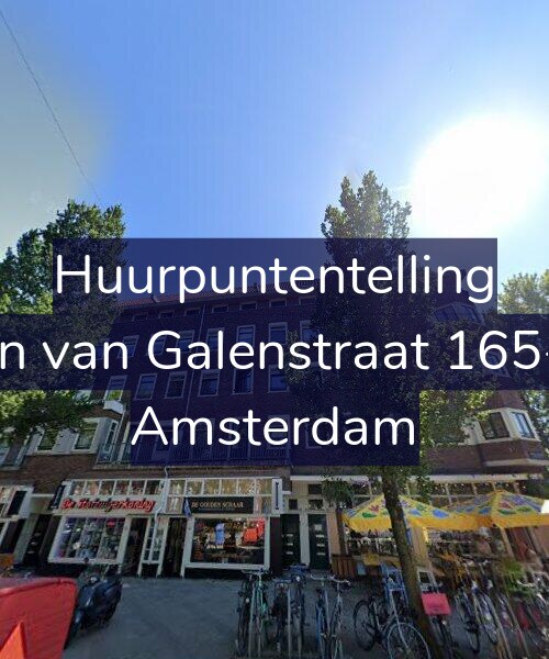 Foto gevel Huurpuntentelling voor Jan van Galenstraat 165-1, Amsterdam