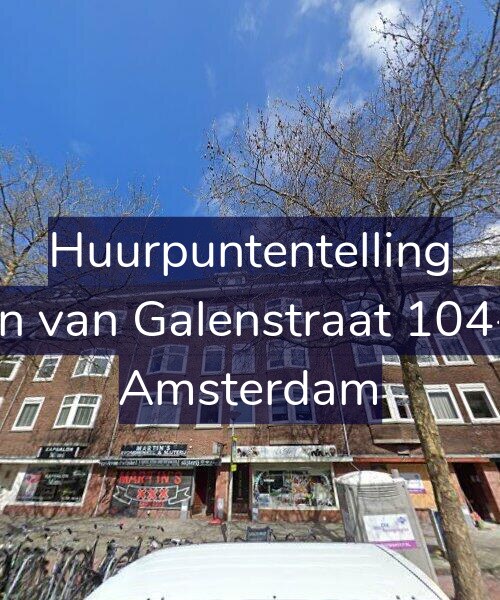 Foto gevel Huurpuntentelling voor Jan van Galenstraat 104-2, Amsterdam