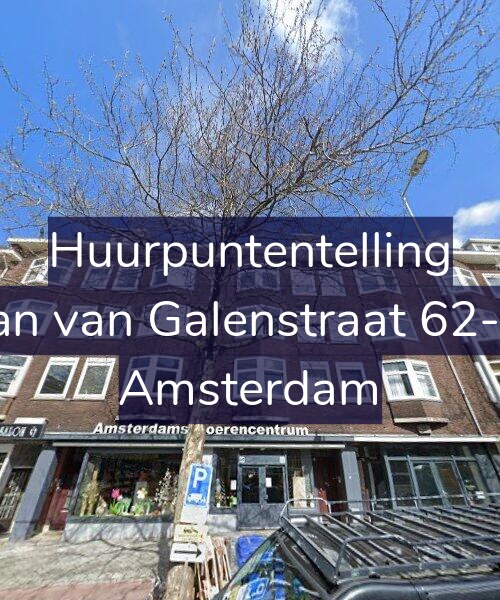 Foto gevel Huurpuntentelling voor Jan van Galenstraat 62-1, Amsterdam