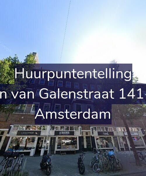 Foto gevel Huurpuntentelling voor Jan van Galenstraat 141-1, Amsterdam